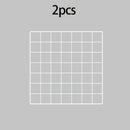 2pcs - Metal photo wall grid panel, decorative iron painting display rack, home decoration and art hanging frame, photo wall