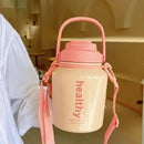 Stainless Steel Vacuum Flask, Outdoor Portable Keeps Cold and Heat, Thermal Bottles, Drinkware