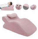 Face Down Pillow Home Massage Pillow Comfortable Ergonomic Bed Wedge Support Pillow Cushion with Neck Support for Sleeping