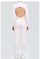 Yoga Suit Gym Set Women Training Sportswear Fitness Long Sleeved Sports Jumpsuit Women Push Up Female Workout Clothes Bodysuits