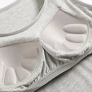 2023 Women's Vest Tops with Built In Bra Neck Vest Solid Color Padded Slim Fit Tank Tops Sexy Shirts Feminino Casual Tank Tops