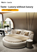 European Style Large Double Bed Round Modern Minimalist Princess Double Bed Luxury Human Camas De Dormitorio Bedroom Furniture