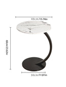 Coffee Tables Light Luxury Side Table Round Flower Bedside Table Bedside Home Study Desk Auxiliary Desk Living Room Furniture