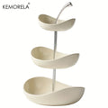 Ceramic Double-Layer & Triple-Layer Fruit Platter for Home And Salon Coffee Table Snacks Desserts Display Ideal Kitchen Decor