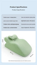 Face Down Pillow Home Massage Pillow Comfortable Ergonomic Bed Wedge Support Pillow Cushion with Neck Support for Sleeping
