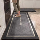 Kitchen Carpet Waterproof Floor Mat Pvc Leather Oil-proof Foot Mats Non-slip Long Carpets British Style Home Decor Rugs 주방러그