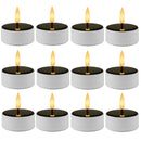 12/24PC Waterproof Solar Candles Candle Tea light Flickering Flameless Candles Electronic Solar LED Nightlight Garden Solar Lamp