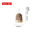 Nordic LED Chandelier Chandelier With Tassels For Bedroom Living Room Kitchen Shop Handmade Rustic Pendant Lamps