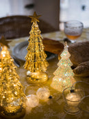 Glass LED Night Lights Luminous Decoration Home Living Room Hotel Table Bedside Desktop Christmas Atmosphere Decorative Ornament