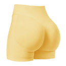 Women's summer shorts low waist seamless shorts gym shorts yoga shorts running shorts and high stretch cycling training shorts