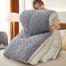 New Super Thick Winter Warm Blanket for Bed Artificial Lamb Cashmere Weighted Blankets Soft Comfortable Warmth Quilt Comforter