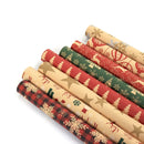 1PC Christmas Gift Wrapping Paper DIY Crafts Kraft Paper for Christmas New Year Party Packaging Decoration