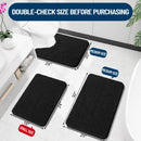 HAPIHAPPY New Chenille Bathroom Rug Mat Extra Soft Thick Absorbent Shaggy Bath Mats Non-Slip Machine Wash Dry Plush Bath Rugs