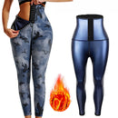 Fitness Sauna Pant for Women High Waist Weight Loss Shaper Compression Workout Legging Sauna Suits Fat Burning Sweat Sportswear