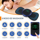 Massageador Elétrico para Pescoço EMS, Estimulador Muscular