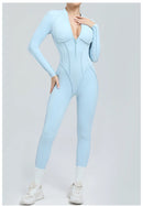 Yoga Suit Gym Set Women Training Sportswear Fitness Long Sleeved Sports Jumpsuit Women Push Up Female Workout Clothes Bodysuits