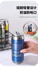 500ML Termos Beer Cup 304 Stainless Steel Car Thermos Cola Can Laser Printing Botella De Acero Inoxidable Ninos Garrafa Termica