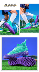 Pink Soccer Shoes Men Kids Professional Society Original Football Boots Outdoor Non-Slip Futsal Trainning Sneakers Size 33-46