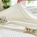 100% Bamboo Fiber Blanket Cooling Antibacterial Towel Quilt Summer Solid Color Bedding For Children Single Double Bed Blanket
