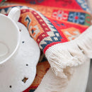 Bohemian Round Tablecloth Geometric Jacquard Cotton Tablecloth Dining Table Tabletop Decor Living Room Bedroom Decoration