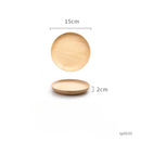Japanese-Style Wooden Tray Oak Afternoon Tea Dessert Plate Pastry Wooden Dish Kitchen Storage Tray