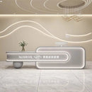 Beauty Salo Modern Reception Desks Decoration Accessories Reception Desk Luxury Escritorio De Recepcion Commercial Furniture