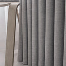 Asazal Linen Blackout Curtains for Living Room Bedroom High Quality Full Shading Decoration Luxury Modern Opaque Window Drapes