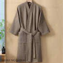 100% Cotton Kimono Bathrobe Gown Spring Autumn New Robe Home Dressing Gown Spring Autumn New Sleepwear Loungewear Negligee