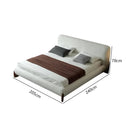 Customized Fabric Bed with Soft Back Modern Design Tatami Beds King Size Bed Queen Size Bed with Solid Wood Frame
