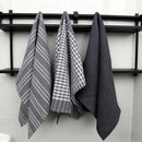 3-Pack Upgrade Tea Towels, Nordic Style Cotton Absorbent Kitchen Towel Napkins for Dish Drying, Hand Drying, Multi-Purpose Cloth