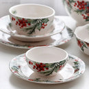 1PC Creative Kitchen Ceramic Plates Exquisite Christmas Tableware Steak Pasta Salad Plates High-quality Ceramic Dinner Plates
