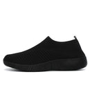 Women's Shoes Lightweight Breathable Mesh Slip-On Sneakers Black White Sport Running for Casual Party Fashion Ladies Shoes