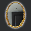 Round Decoration Mirror Clear Unique Creative Restaurant Fashion Chinese Style Mirror Luxury Large Espelho House Decoration