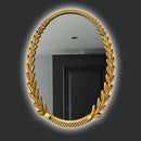 Round Decoration Mirror Clear Unique Creative Restaurant Fashion Chinese Style Mirror Luxury Large Espelho House Decoration