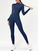 Winter Outfit Set Fleece Yoga Jumpsuits for Women Bodysuit Longsleeve Sport Overall Fitness One-Piece Suit Gym Workout Tracksuit
