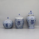 Ceramic Jar, Canister, Pot, Vase, Blue and White Ceramics, Home Decoration