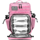 45L Meal Prep Management Backpack Gym Tactical Waterproof Insulated Lunch Cooler Bag Hiking Camping Travel Rucksack