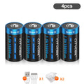 CITYORK 1.5V D Size Battery USB Rechargeable Li-ion Batteries D Lipo R20 LR20 Battery for Gas Stove RC Camera Drone Accessories