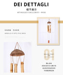 72Centimeter Bamboo Wind Chime Coconut shell Home Doorbell Window Decorations Handicraft Scenic Spot Style
