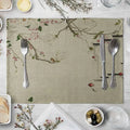 1PC Flower Individuales Placemat For Dining Table Coaster Plum Blossom Home Decoration Accessories Modern Mat Pad