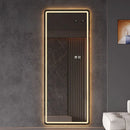Ornament Makeup Mirror Rectangle Dorm Creative Art Mirror Frame Organizer Espelho Grande Para Quarto Furniture Accessories