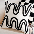 30x50/45x45CM French Retro Throw Pillow Cover Black Luxury Stamping Waist Cushion Cover Decor Home Decorative Pillowcase 2025