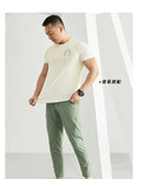 Ice Silk Sports Pants Leisure Sports Summer Running Fitness Pants Light and Thin Elastic Quick Drying Jogging Crop Pants