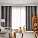 Asazal Linen Blackout Curtains for Living Room Bedroom High Quality Full Shading Decoration Luxury Modern Opaque Window Drapes