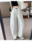 Sports Pants for Women Spring Autumn New Style High-waisted Slim Loose Wide-leg Versatile Casual Sweatpants