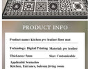 Kitchen Floor Mat Waterproof Carpet Home Decoration Large Area Rug Oil-proof Pvc Leather Mats Alfombra Pvc 주방매트 שטיח למטבח