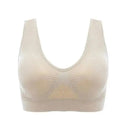 1 Pcs Women's Breathable Sports Vest Bra Sweat-absorbent Shockproof Pad Sports Top Track And Field Gym Running Fitness