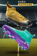 Pink Soccer Shoes Men Kids Professional Society Original Football Boots Outdoor Non-Slip Futsal Trainning Sneakers Size 33-46