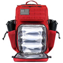 45L Meal Prep Management Backpack Gym Tactical Waterproof Insulated Lunch Cooler Bag Hiking Camping Travel Rucksack
