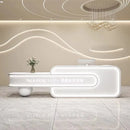 Beauty Salo Modern Reception Desks Decoration Accessories Reception Desk Luxury Escritorio De Recepcion Commercial Furniture